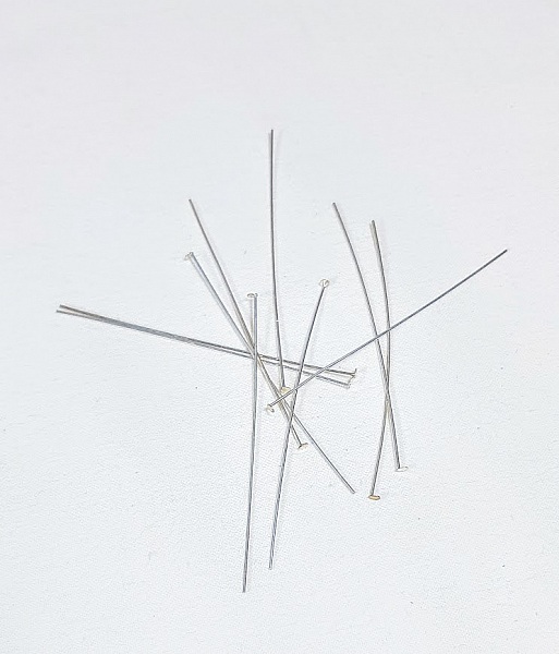  Lot de 100 clous m&eacute;tal t&ecirc;te plate