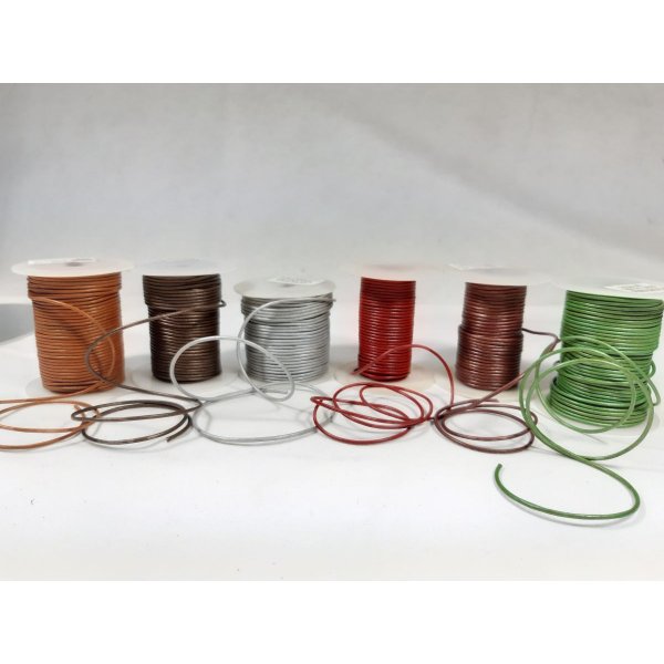 5 m Koorden van koeienhuid diameter 2mm