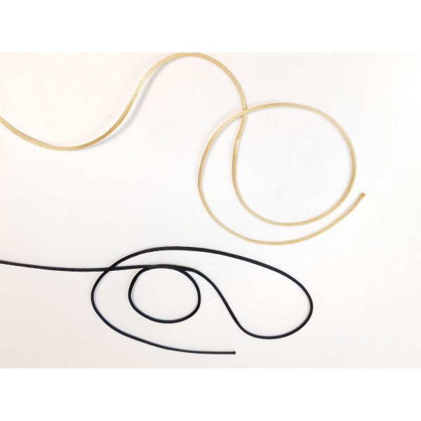 Rattenstaart diameter 2mm synthetisch materiaal.