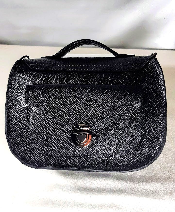 Sac cuir avec bandouli&egrave;re