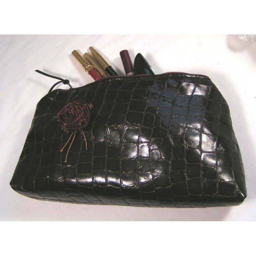 Make-up koffer, bordeauxrode kleur